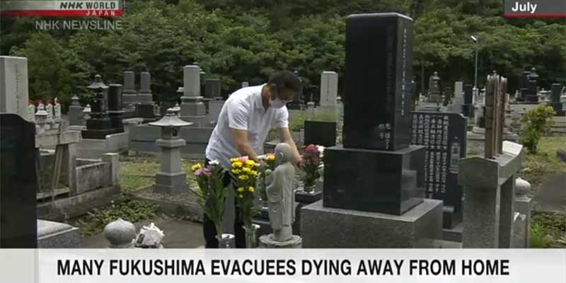 Many Fukushima evacuees die away from home